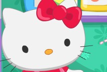 Hello Kitty pone la Lavadora